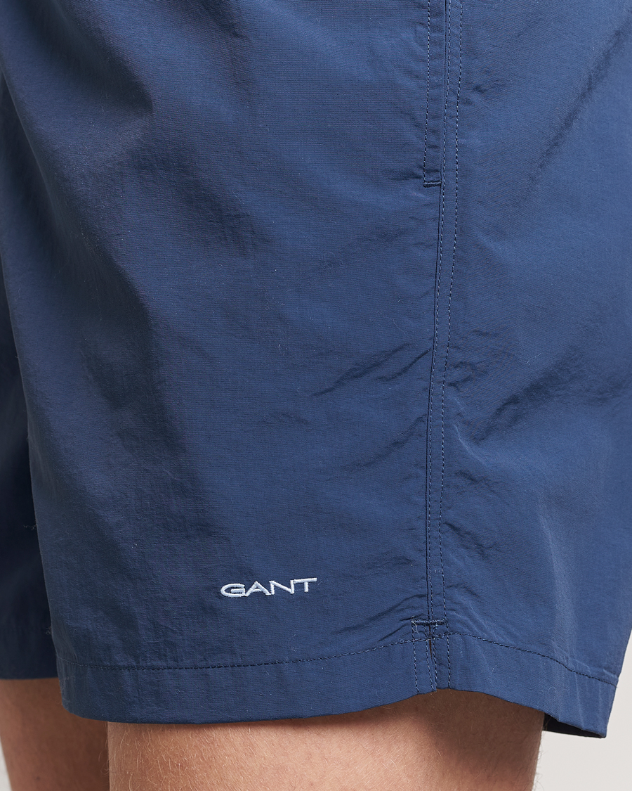Mies | Uimahousut | GANT | Basic Swimshorts Dusty Blue Sea