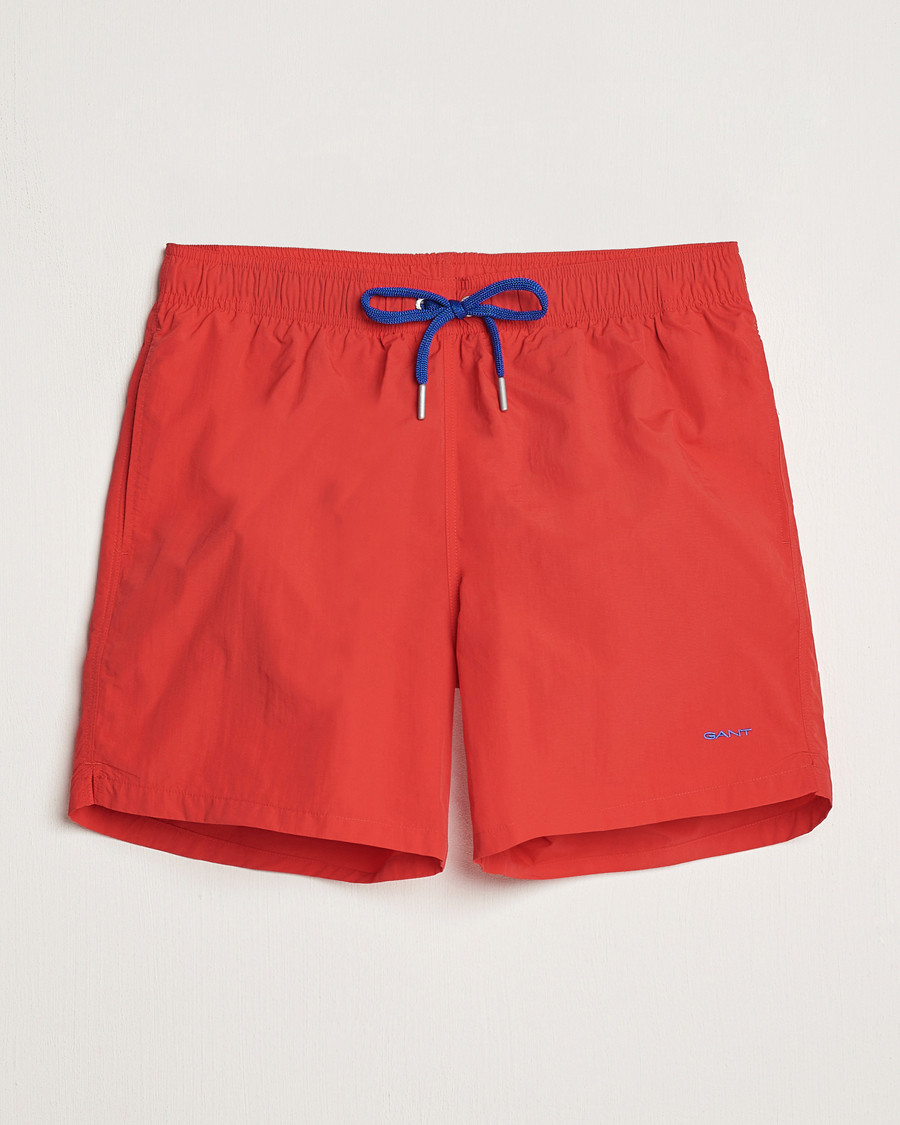 Mies | Uimahousut | Gant | Basic Swimshorts Bright Red
