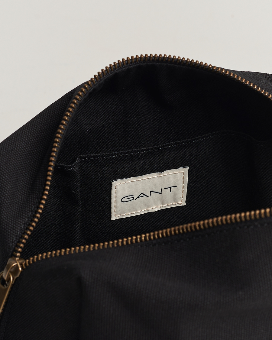 Mies | GANT Tonal Shield Wash Bag Ebony Black | GANT | Tonal Shield Wash Bag Ebony Black