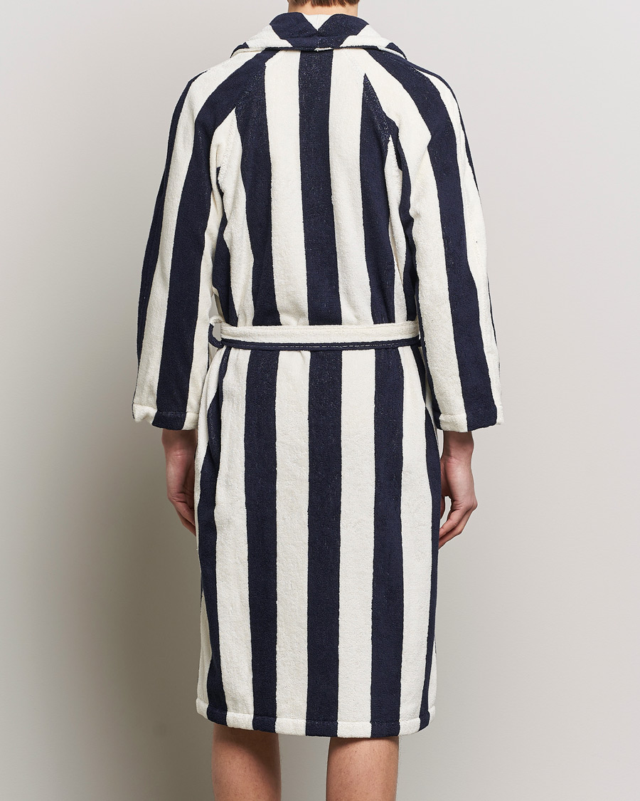 Mies | Yöpuvut ja kylpytakit | GANT | Striped Robe Evening Blue/White