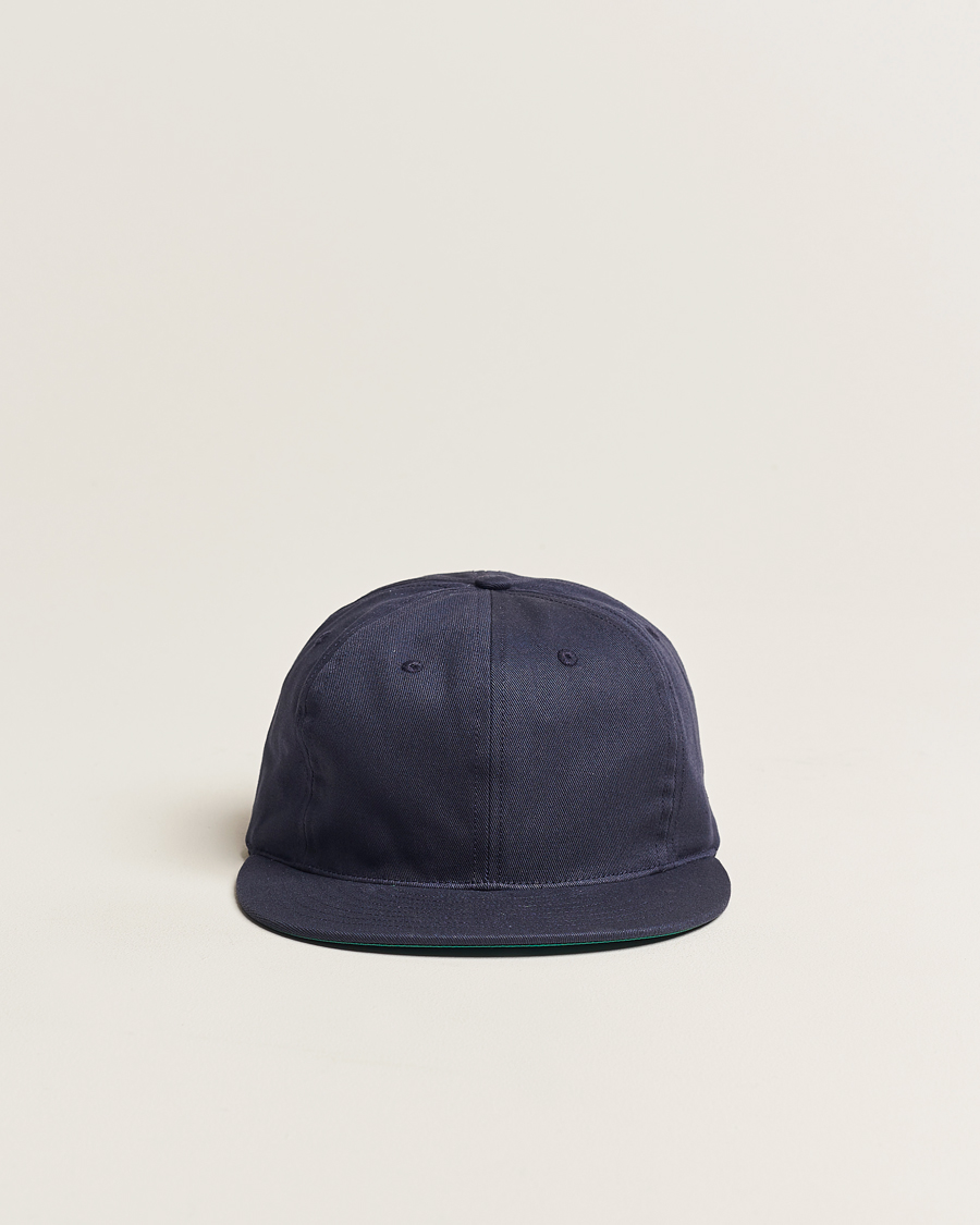Mies | Ebbets Field Flannels Made in USA Unlettered Cotton Cap Navy | Ebbets Field Flannels | Made in USA Unlettered Cotton Cap Navy
