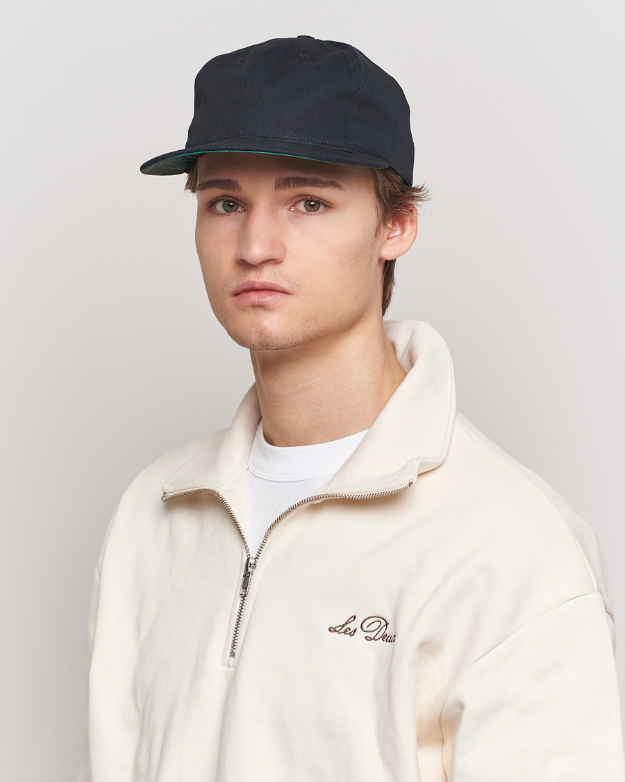 Mies | Ebbets Field Flannels Made in USA Unlettered Cotton Cap Black | Ebbets Field Flannels | Made in USA Unlettered Cotton Cap Black