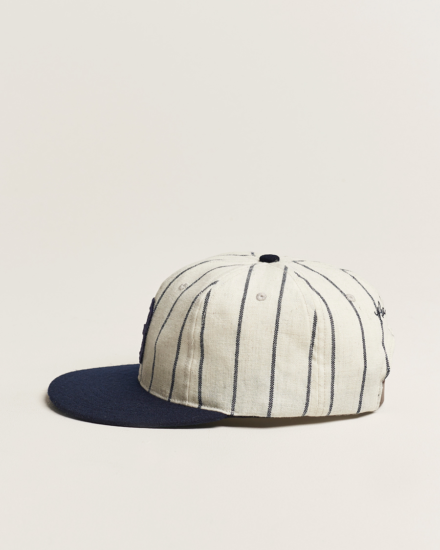 Mies | Ebbets Field Flannels Made in USA Babe Ruth 1932 Signature Series Cap White | Ebbets Field Flannels | Made in USA Babe Ruth 1932 Signature Series Cap White