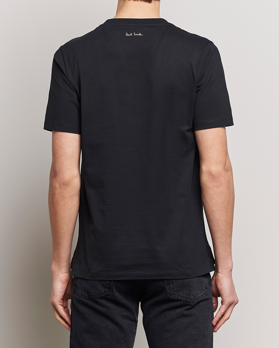 Mies | T-paidat | Paul Smith | Organic Cotton Logo Crew Neck T-Shirt Black