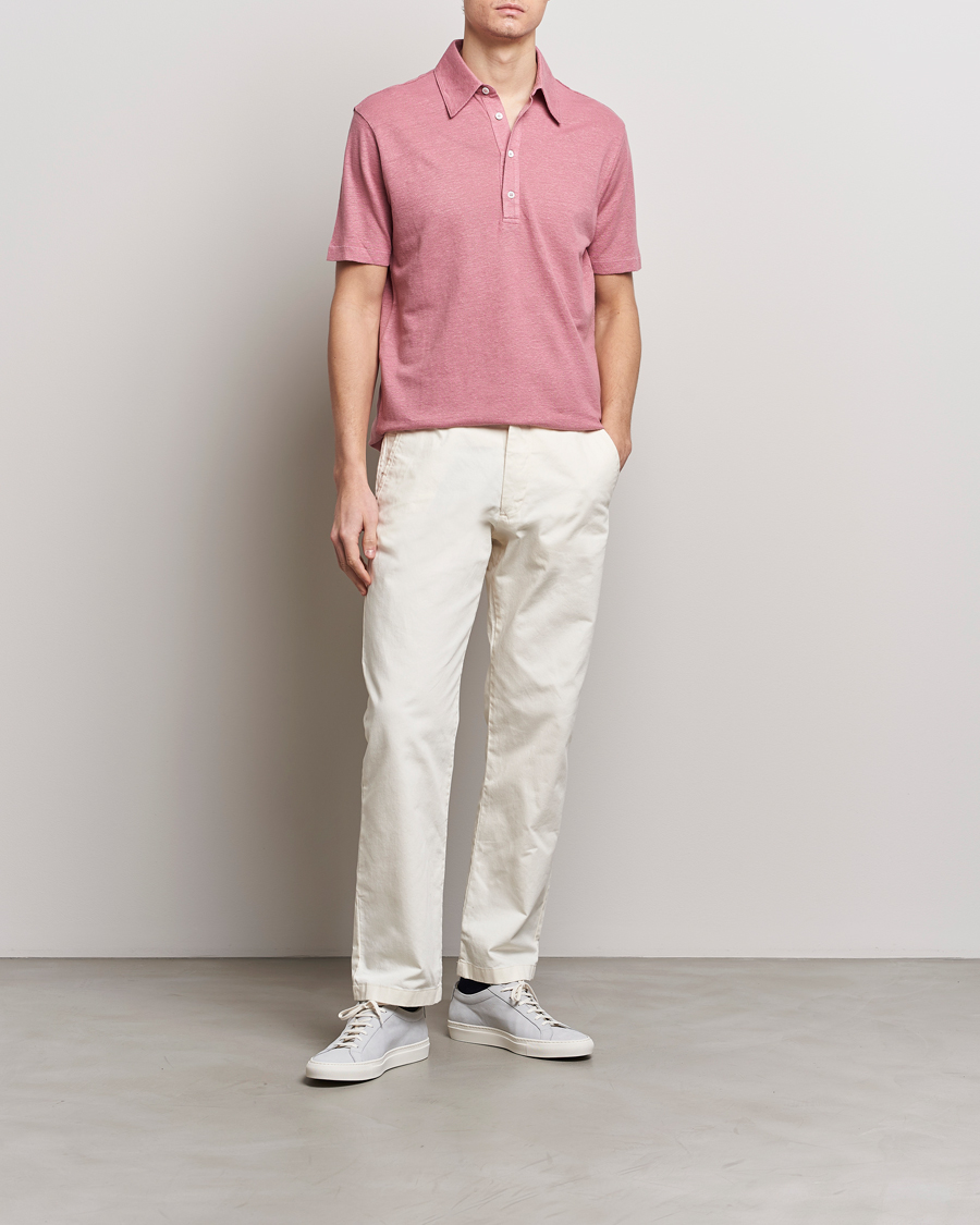 Mies | Pikeet | Paul Smith | Linen Polo Pink