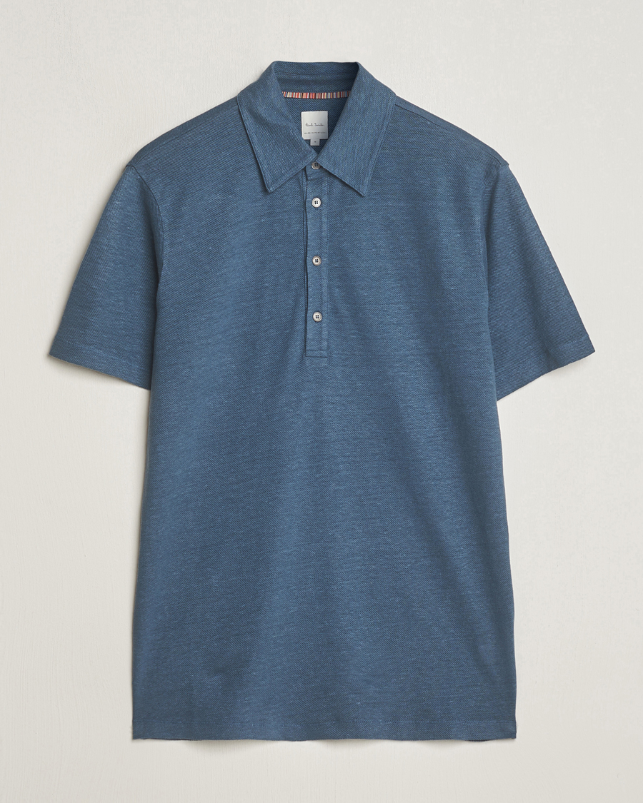 Mies | Pikeet | Paul Smith | Linen Polo Blue