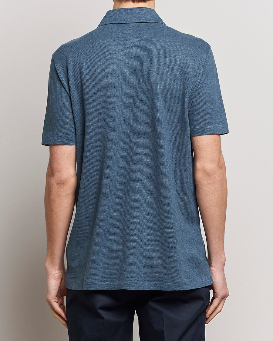 Mies | Pikeet | Paul Smith | Linen Polo Blue