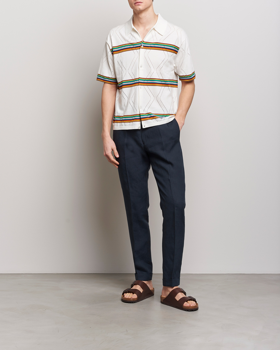 Mies | Housut | Paul Smith | Linen Drawstring Trousers Navy