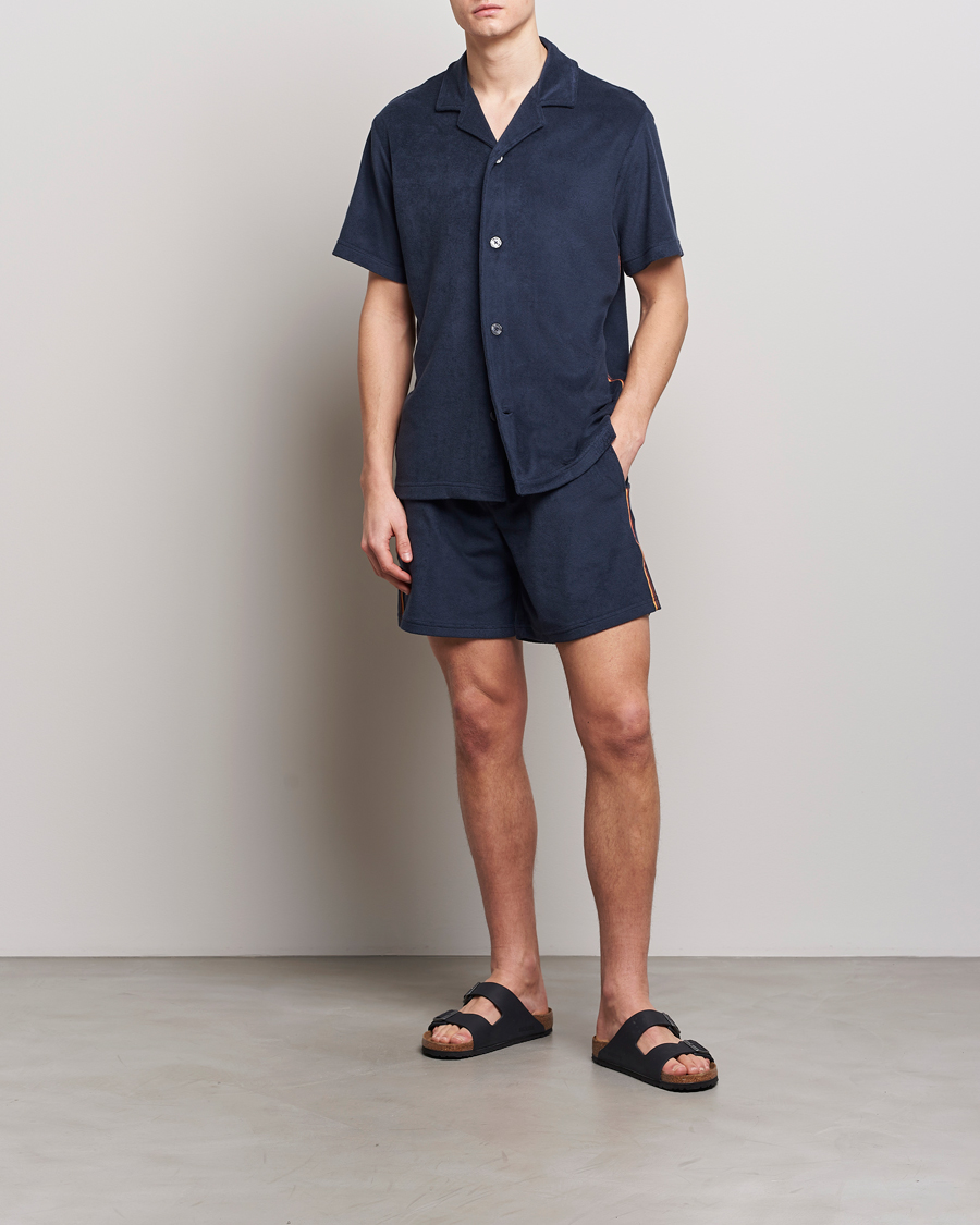 Mies | Shortsit | Paul Smith | Stripe Towelling Shorts Navy