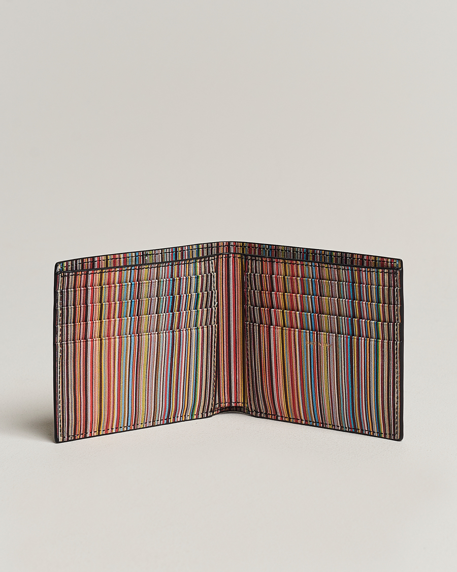 Mies | Lompakot | Paul Smith | Signature Stripe Wallet Black