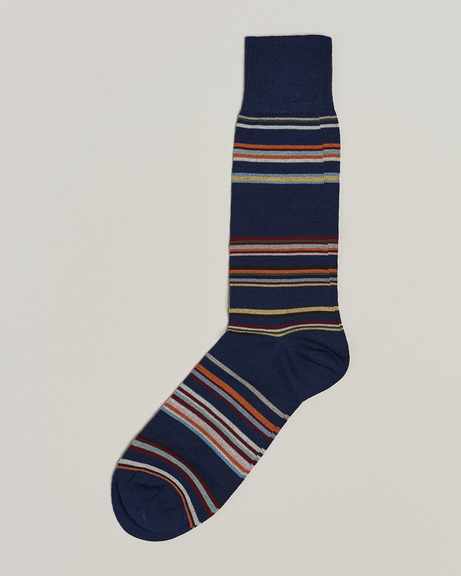 Mies | Alusvaatteet | Paul Smith | Flavio Signature Stripe Socks Blue