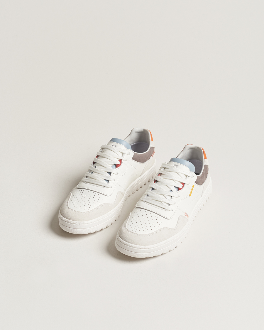 Mies | PS Paul Smith Ellis Leather/Suede Sneaker White | PS Paul Smith | Ellis Leather/Suede Sneaker White