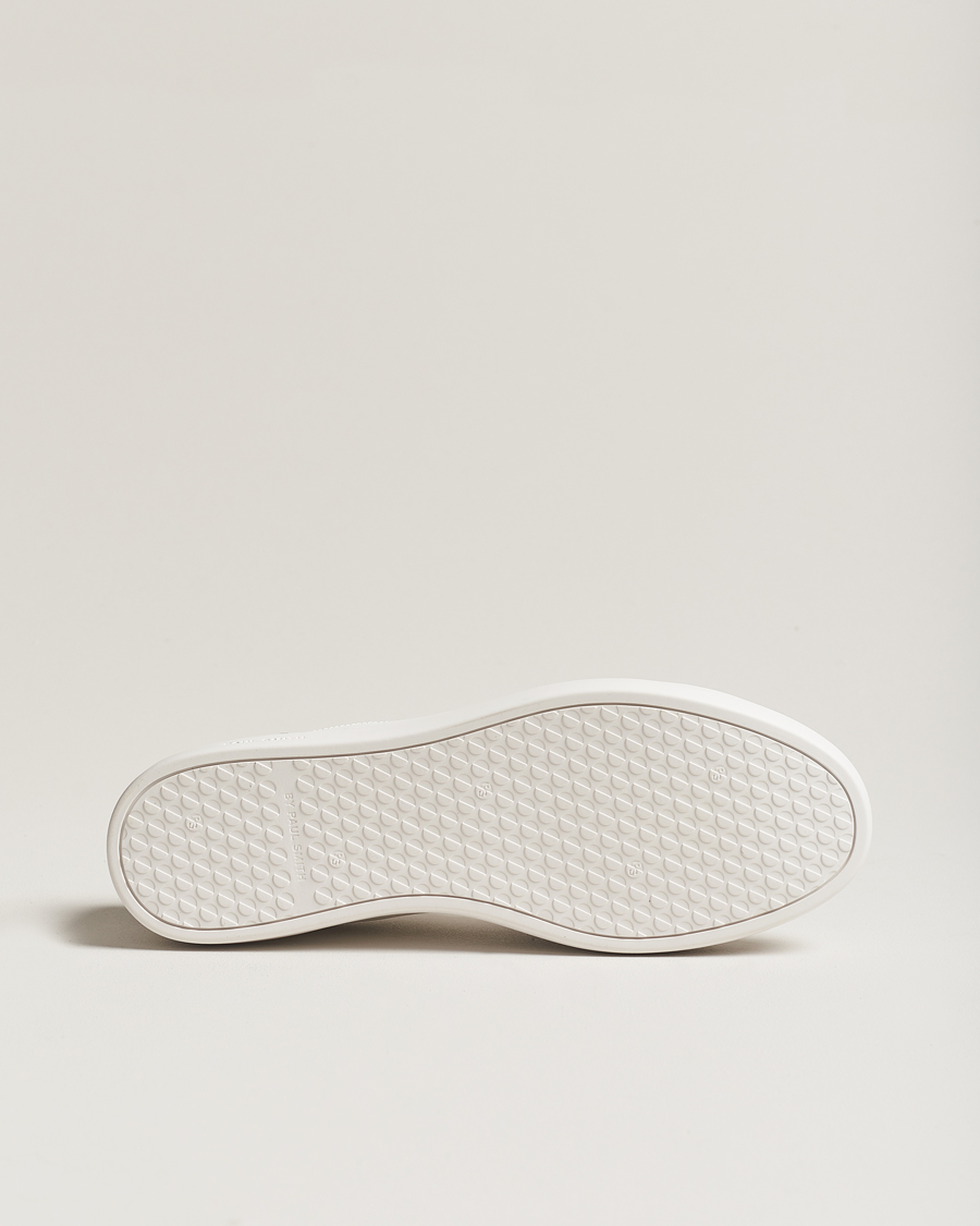 Mies | PS Paul Smith Rex Embroidery Leather Sneaker White | PS Paul Smith | Rex Embroidery Leather Sneaker White