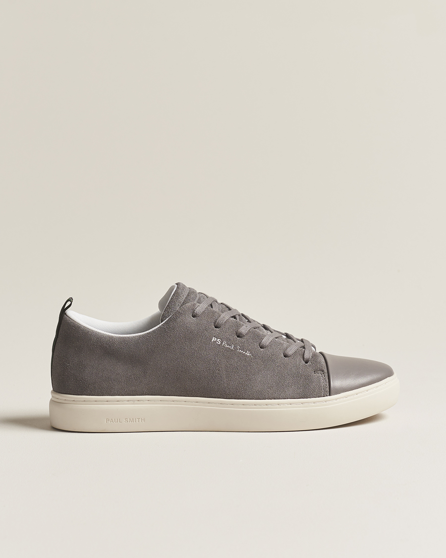 Mies | PS Paul Smith Lee Cap Toe Suede Sneaker Grey | PS Paul Smith | Lee Cap Toe Suede Sneaker Grey