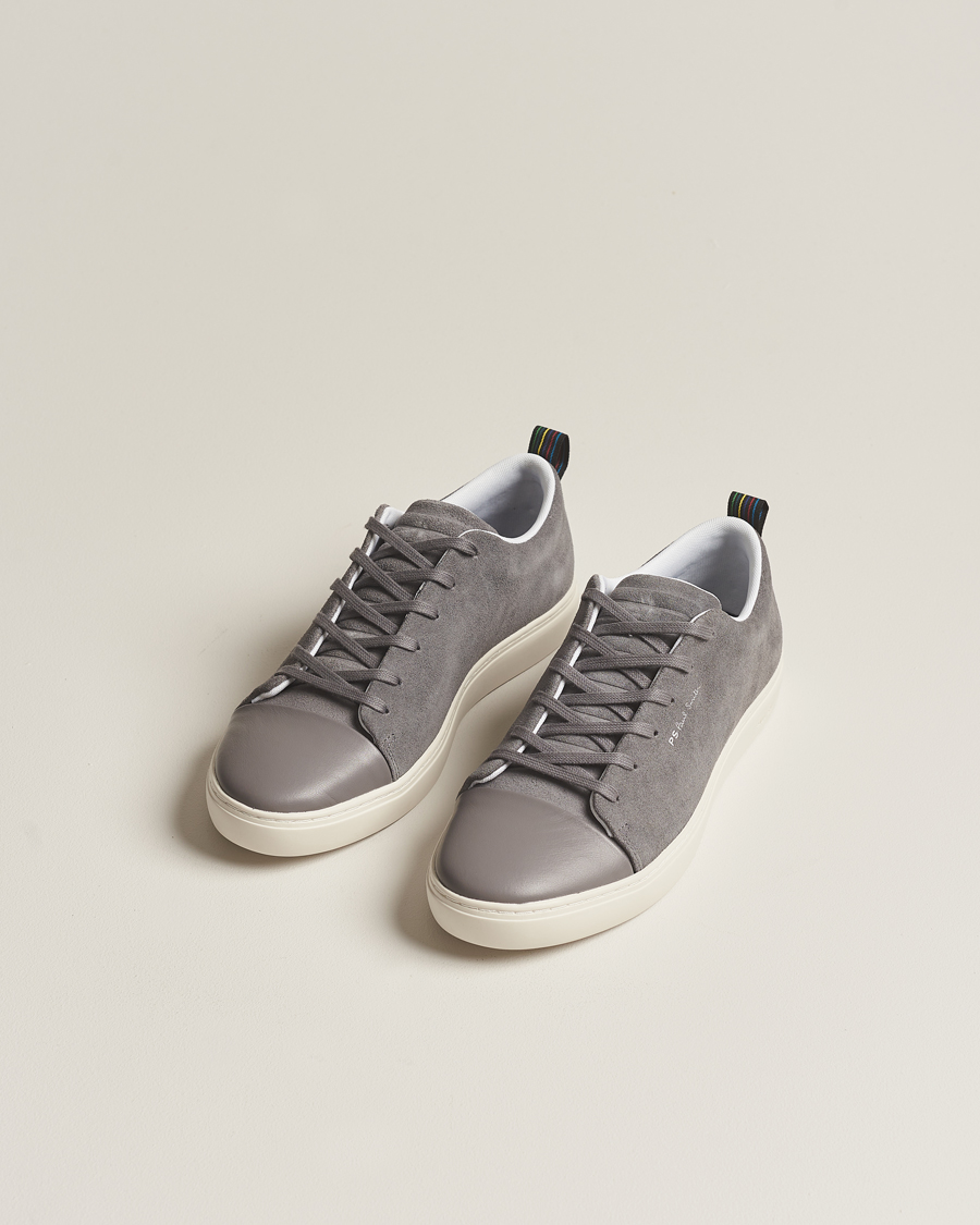 Mies |  | PS Paul Smith | Lee Cap Toe Suede Sneaker Grey