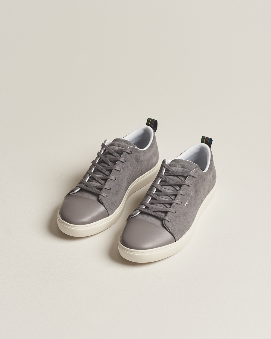 Mies | PS Paul Smith Lee Cap Toe Suede Sneaker Grey | PS Paul Smith | Lee Cap Toe Suede Sneaker Grey