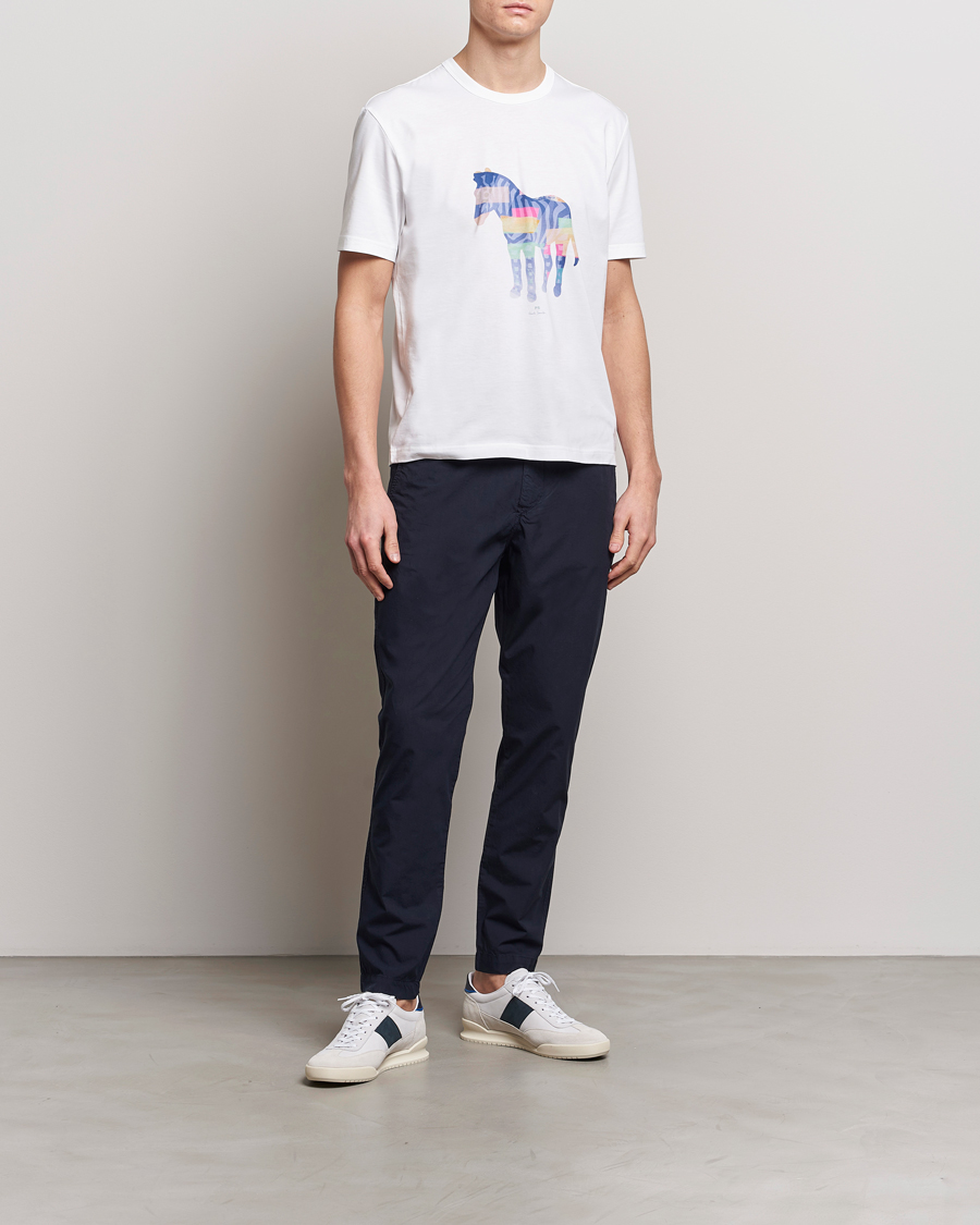 Mies | Housut | PS Paul Smith | Cotton Drawstring Trousers Navy