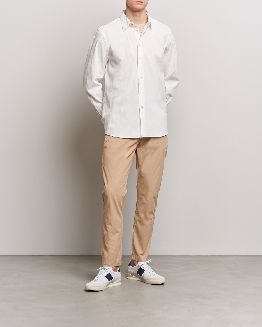 Mies | Housut | PS Paul Smith | Cotton Drawstring Trousers Beige