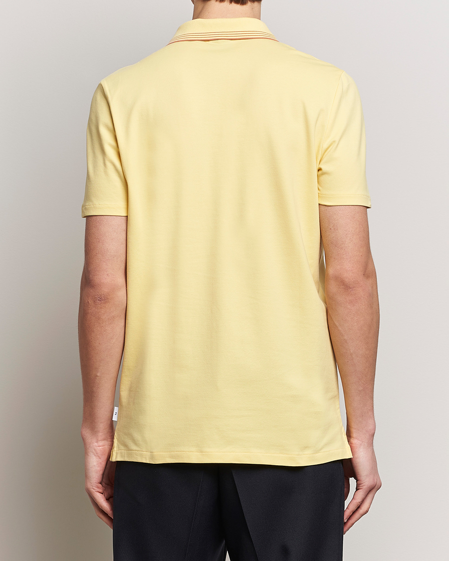 Mies | Pikeet | PS Paul Smith | Regular Fit Half Zip Polo Yellow