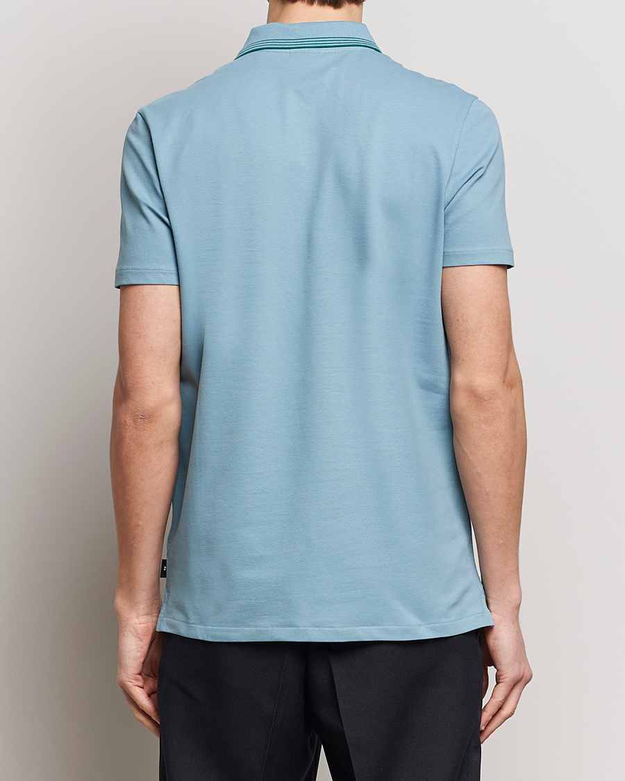 Mies | Pikeet | PS Paul Smith | Regular Fit Half Zip Polo Blue