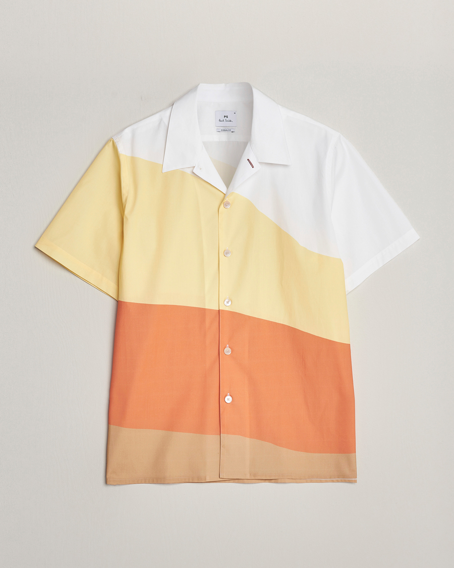 Mies | Kauluspaidat | PS Paul Smith | Blocksstriped Resort Short Sleeve Shirt Multi
