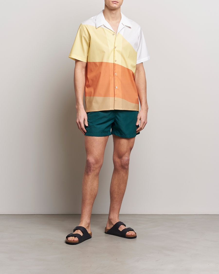 Mies | Kauluspaidat | PS Paul Smith | Blocksstriped Resort Short Sleeve Shirt Multi