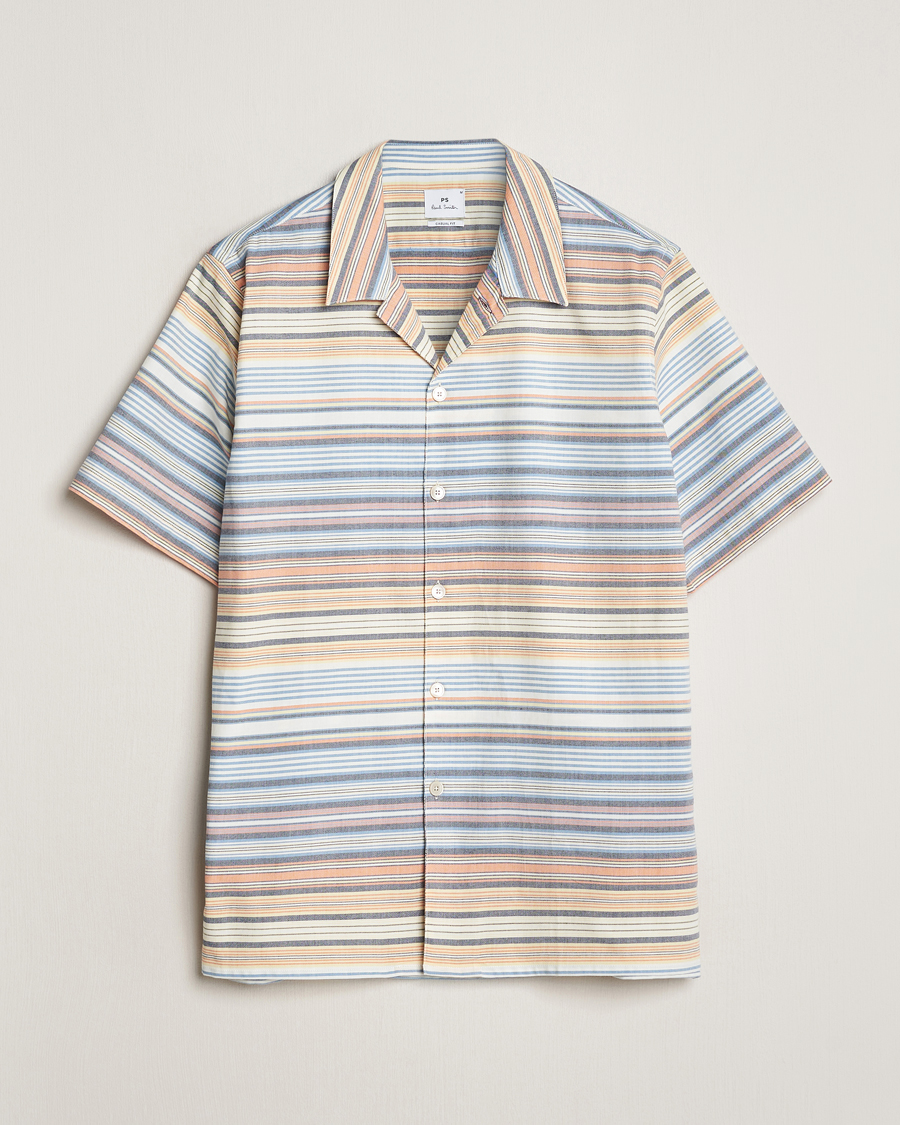 Mies | Kauluspaidat | PS Paul Smith | Striped Resort Short Sleeve Shirt Multi