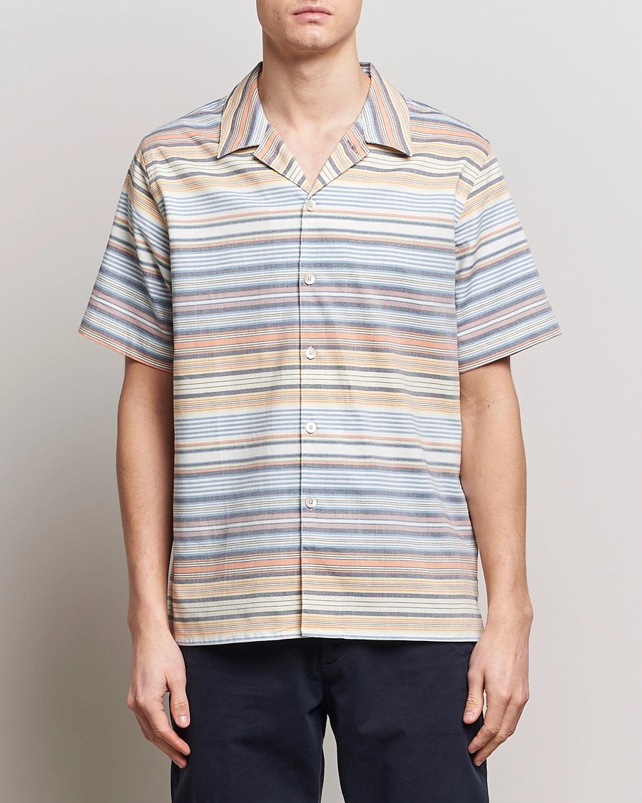 Mies | Rennot | PS Paul Smith | Striped Resort Short Sleeve Shirt Multi 