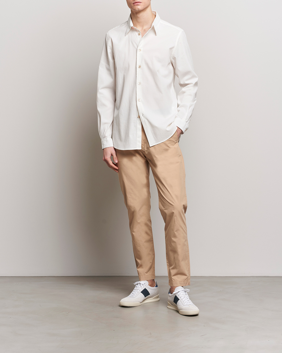 Mies | Kauluspaidat | PS Paul Smith | Regular Fit Seersucker Shirt White