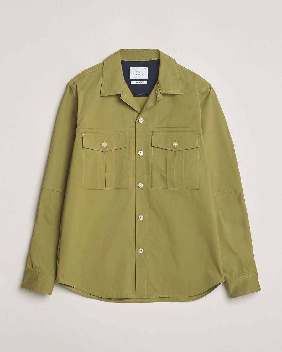 Mies | Kauluspaidat | PS Paul Smith | Utility Shirt Khaki Green