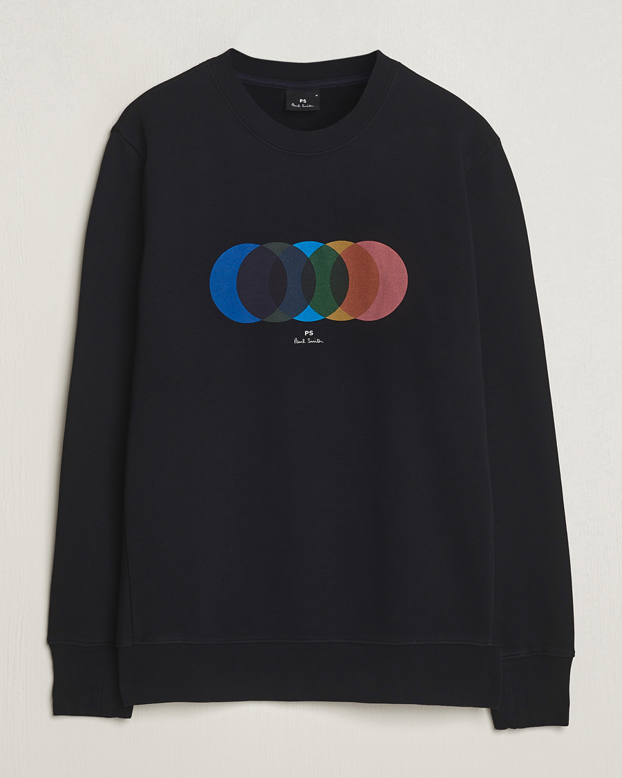Mies | Puserot | PS Paul Smith | Circles Crew Neck Sweatshirt Black