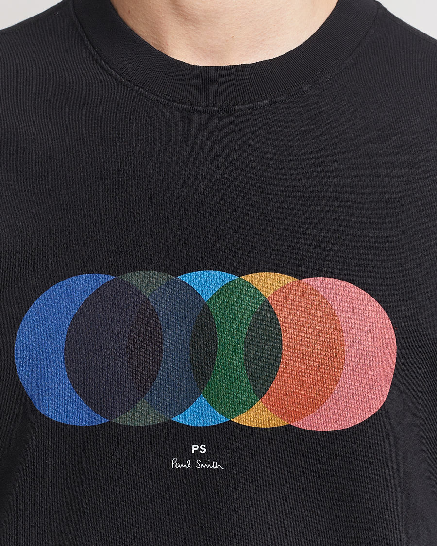 Mies | Puserot | PS Paul Smith | Circles Crew Neck Sweatshirt Black
