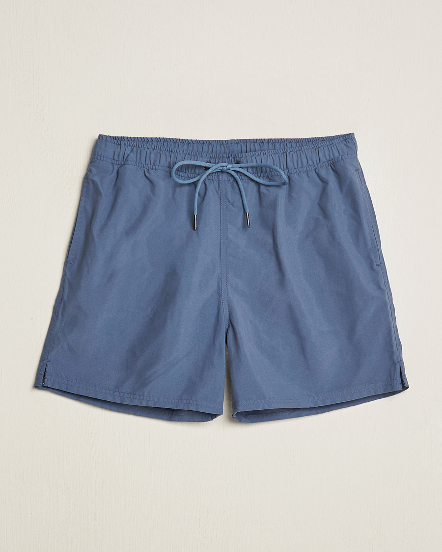 Mies | Uimahousut | Bread & Boxers | Swimshorts Denim Blue
