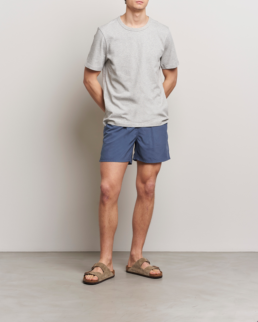 Mies | Uimahousut | Bread & Boxers | Swimshorts Denim Blue