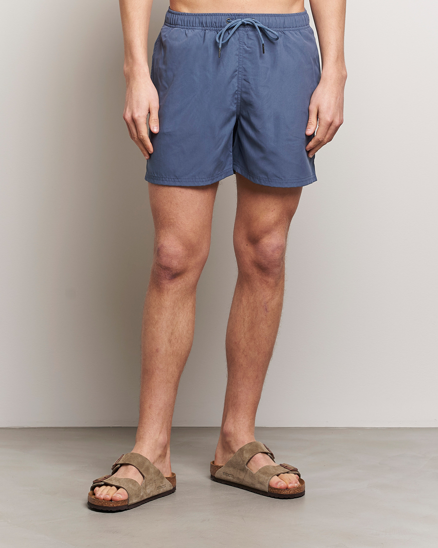 Mies | Uimahousut | Bread & Boxers | Swimshorts Denim Blue