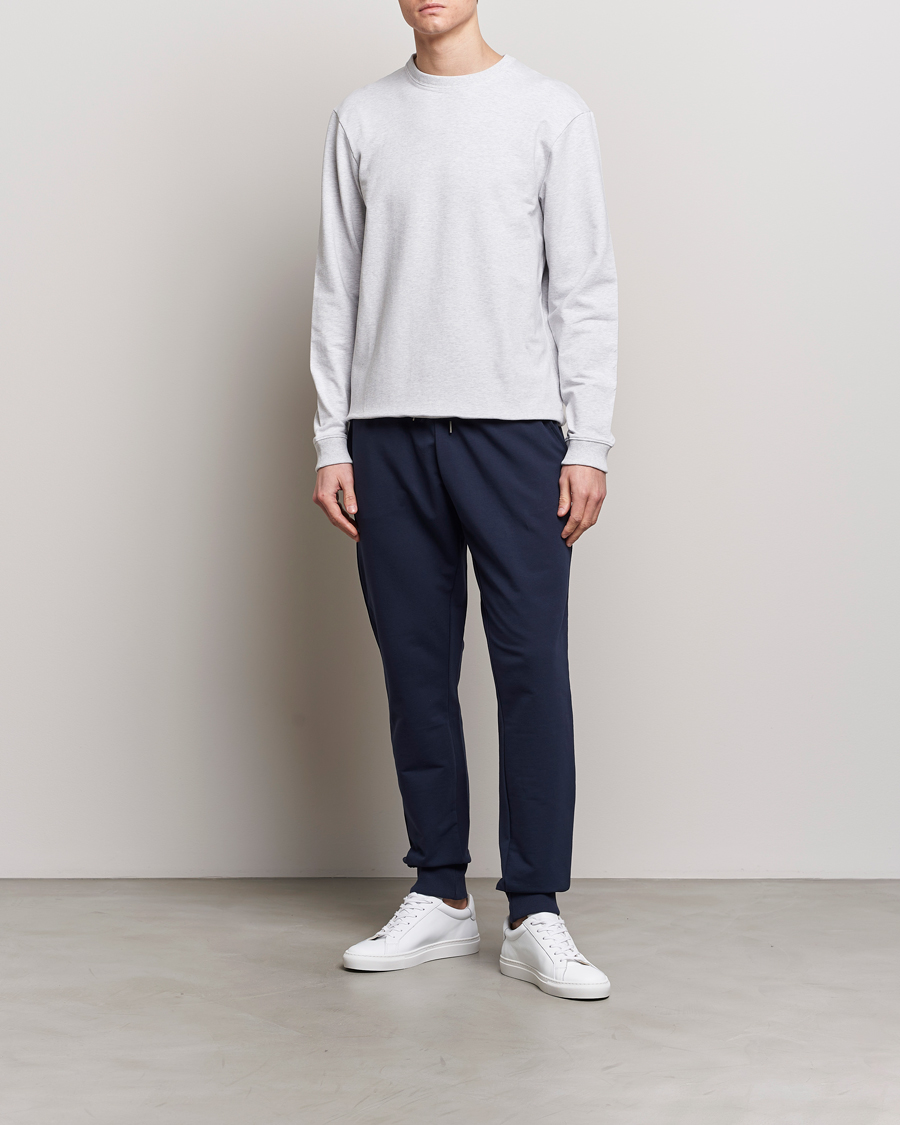 Mies | Puserot | Bread & Boxers | Loungewear Crew Neck Sweatshirt Light Grey Melange