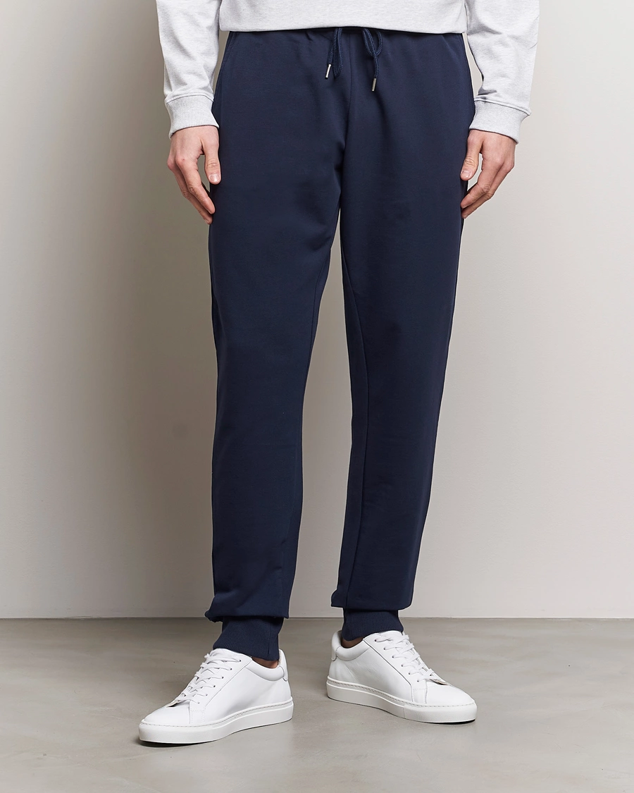 Men | Trousers | Bread & Boxers | Loungewear Pants Navy Blue