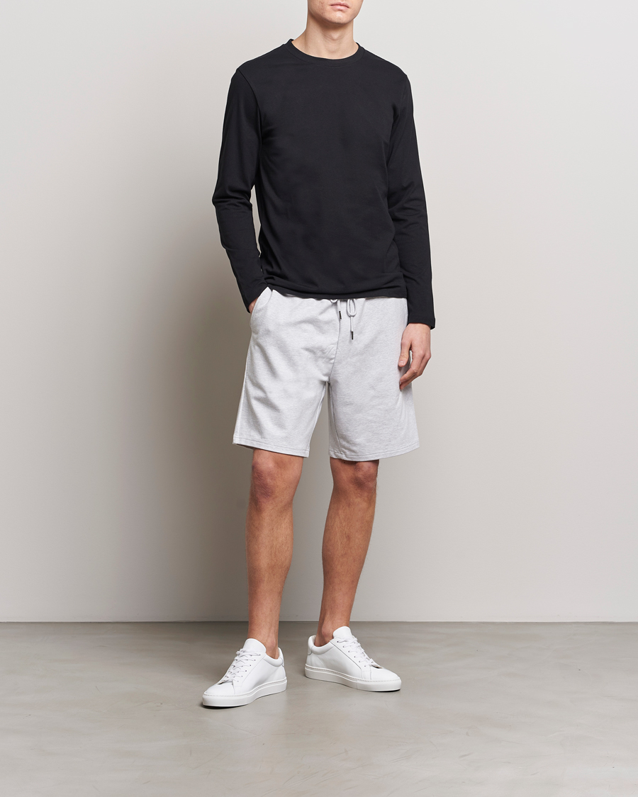 Mies | Shortsit | Bread & Boxers | Loungewear Shorts Light Grey Melange