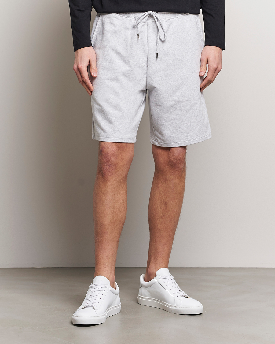 Herr | Kläder | Bread & Boxers | Loungewear Shorts Light Grey Melange