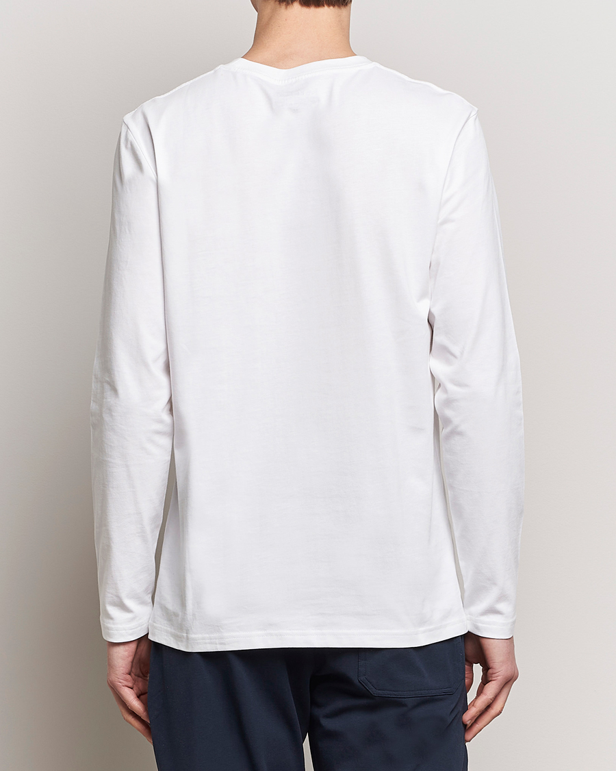 Mies | T-paidat | Bread & Boxers | Long Sleeve T-Shirt White