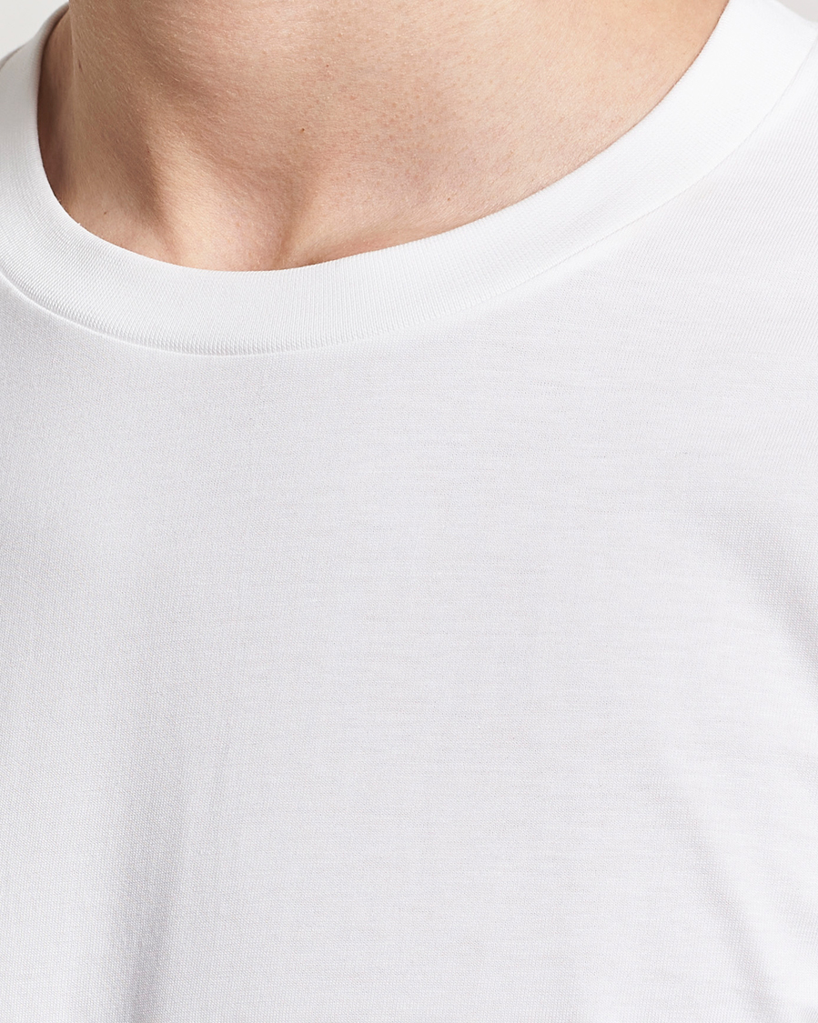 Mies | T-paidat | Bread & Boxers | Long Sleeve T-Shirt White