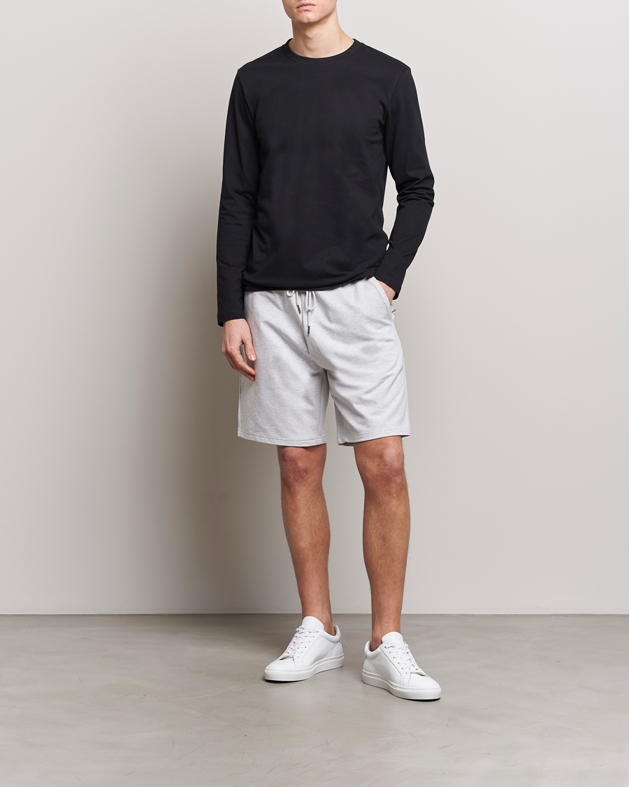 Mies | T-paidat | Bread & Boxers | Long Sleeve T-Shirt Black