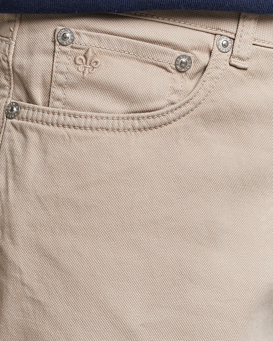 Mies | Housut | Morris | James Structured 5-Pocket Trousers Khaki