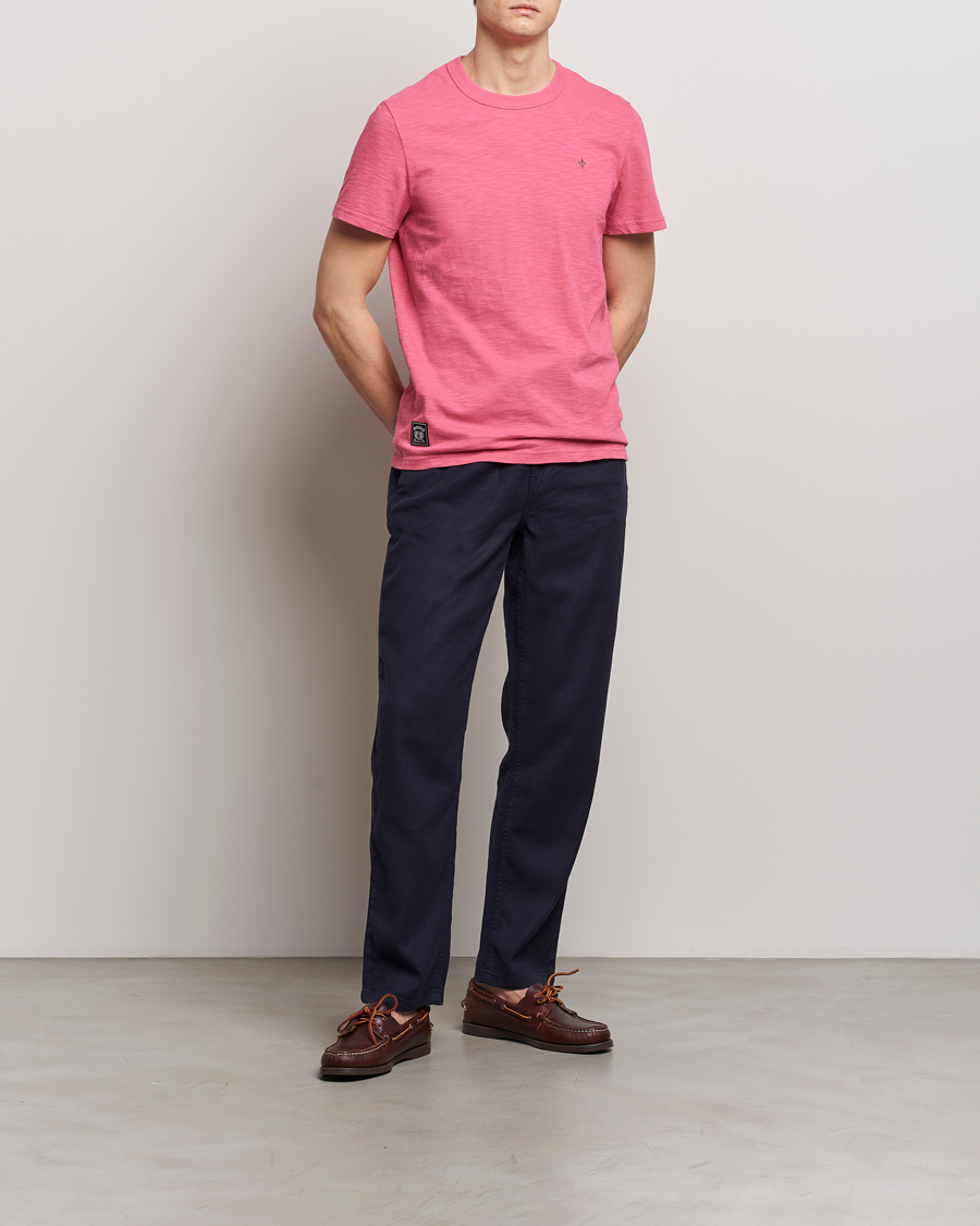 Mies | Housut | Morris | Fenix Linen Slacks Blue