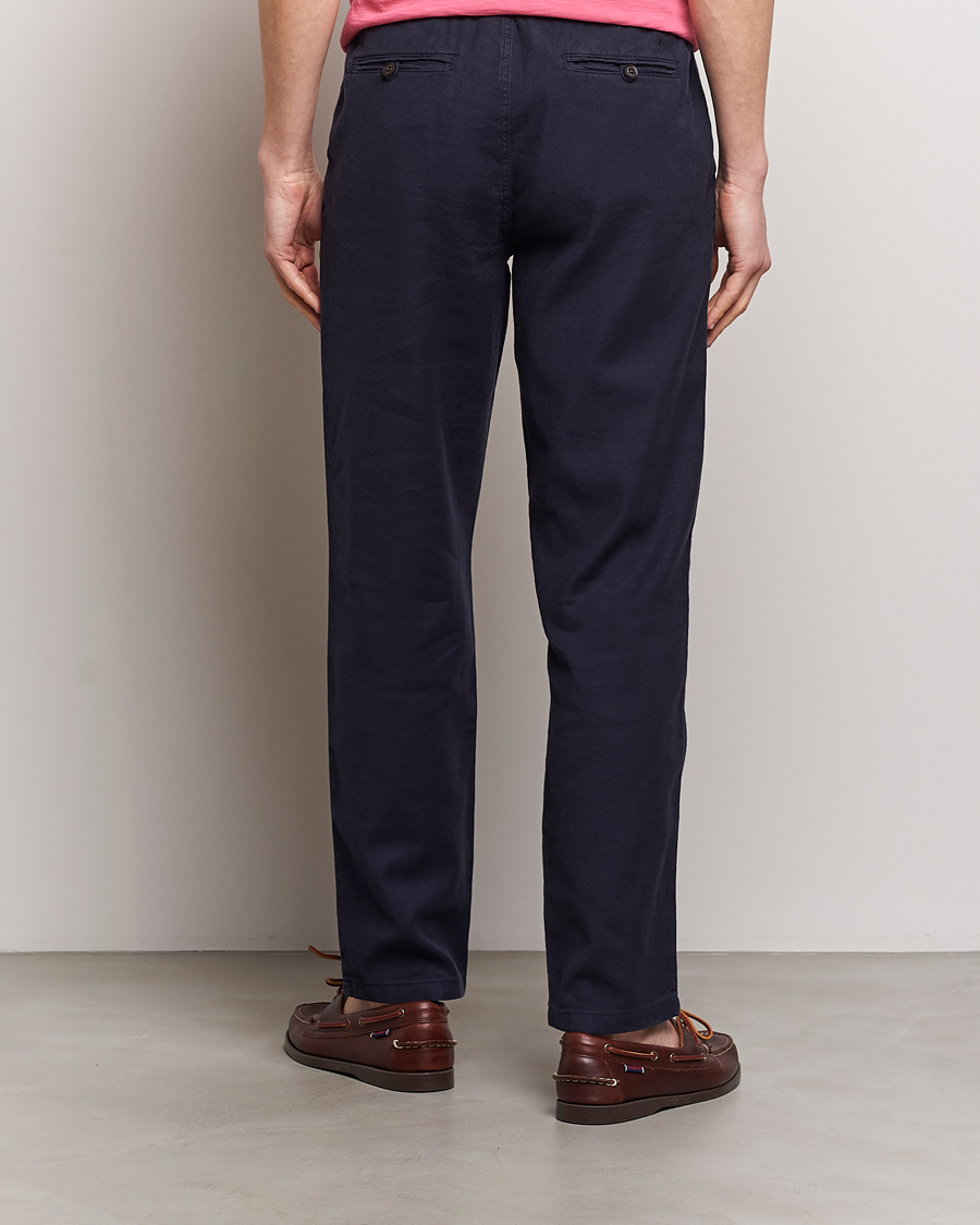Mies | Housut | Morris | Fenix Linen Slacks Blue