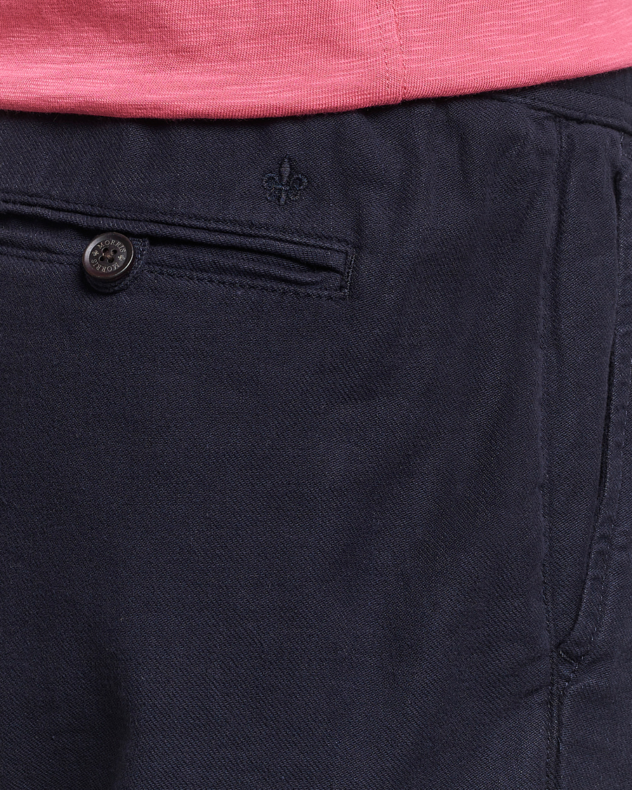 Mies | Housut | Morris | Fenix Linen Slacks Blue