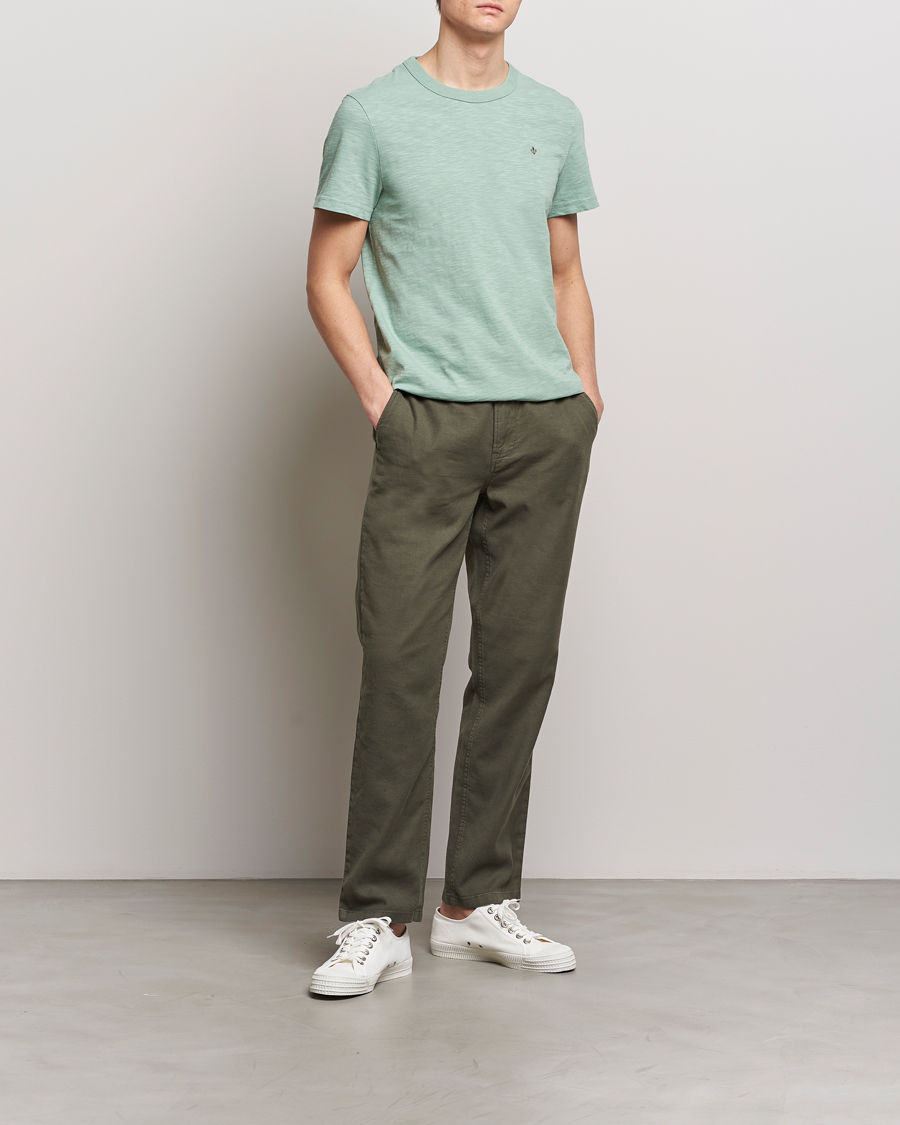 Mies | Housut | Morris | Fenix Linen Slacks Olive