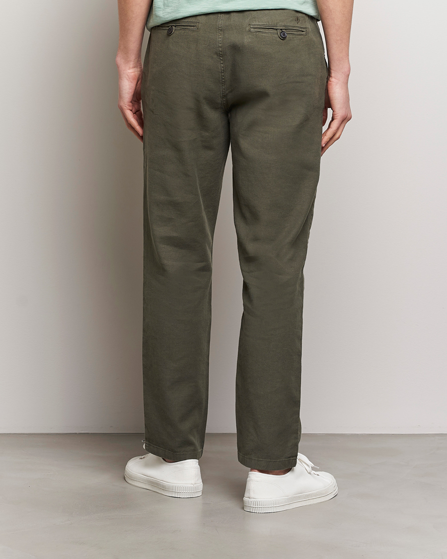 Mies | Housut | Morris | Fenix Linen Slacks Olive