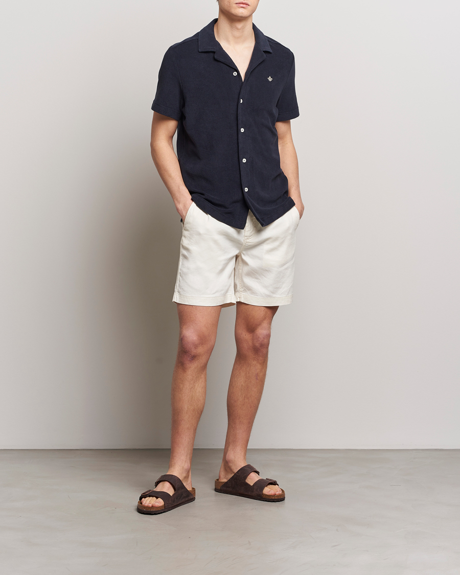 Mies | Shortsit | Morris | Fenix Linen Shorts Off White