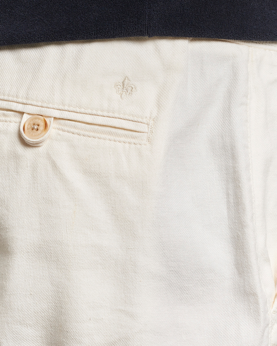 Mies | Shortsit | Morris | Fenix Linen Shorts Off White